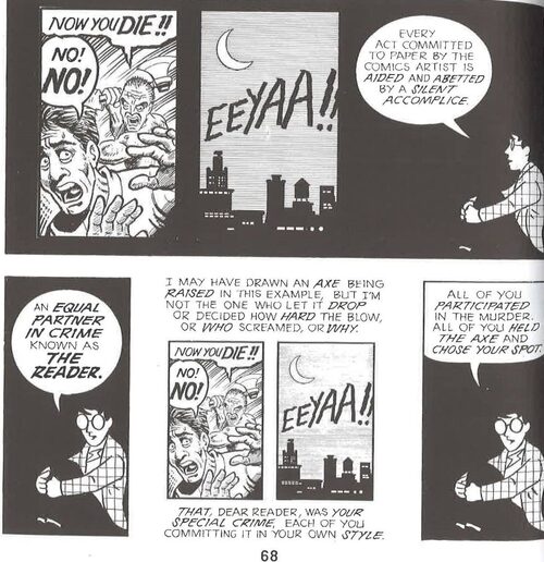 A sequence of explanatory panels by Scott McCloud.